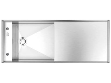 Built-in stainless steel sink MIZU 1LMZ135 Barazza