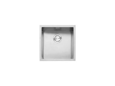 Built-in single stainless steel sink R."12" 1QR40I 1QR40S Barazza