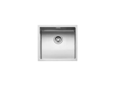 Fregadero encastrable 1 seno de acero inoxidable R."15" 1X4540I 1X4540S Barazza