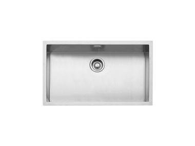 Fregadero encastrable 1 seno de acero inoxidable R."15" 1X7040I 1X7040S Barazza