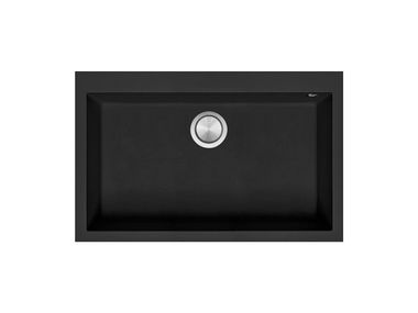 Single built-in composite material sink SOUL 1LSO81N Barazza