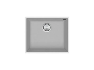 Single undermount composite material sink SOUL 1QSO61BS Barazza
