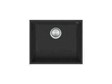 Undermount single composite material sink SOUL 1QSO61NS Barazza