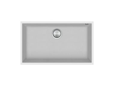 Undermount single composite material sink SOUL 1QSO81BS Barazza