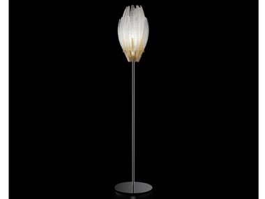 Handmade venetian crystal floor lamp AGAVE Barovier&Toso