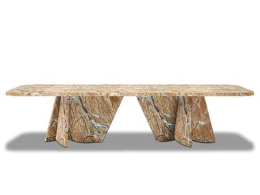 Rectangular marble table ZAHO STONE Baxter