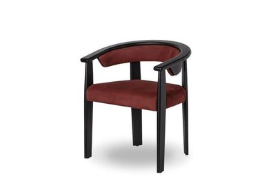 Silla tapizada de madera maciza AFRA Baxter