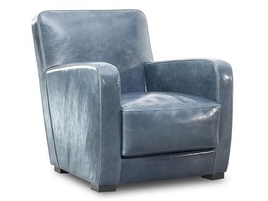 Fauteuil en cuir avec accoudoirs BERLINO Baxter