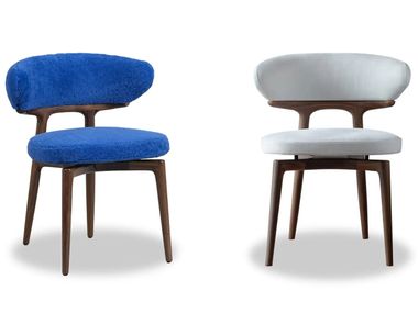 Silla tapizada de madera maciza CLOTILDE Baxter