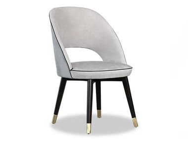 Silla tapizada de madera maciza COLETTE Baxter