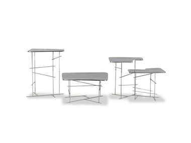 Stainless steel coffee table COPENAGHEN Baxter