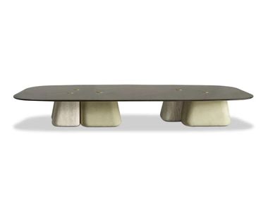 Rectangular glass coffee table FANY Baxter