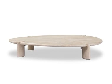 Tavolino basso in marmo a forma libera ISAMU STONE Baxter