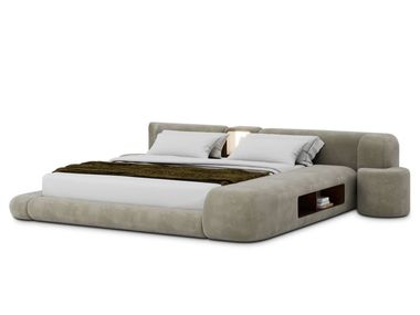 Gepolstertes Doppelbett NADIR Baxter