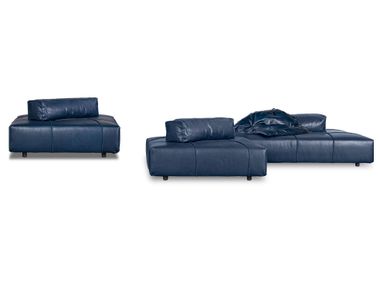 Sofá modular de pele PANAMA BOLD Baxter