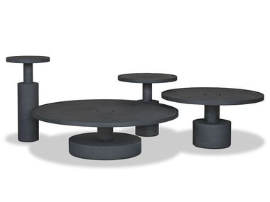 Tavolino rotondo in cemento PILAR Baxter