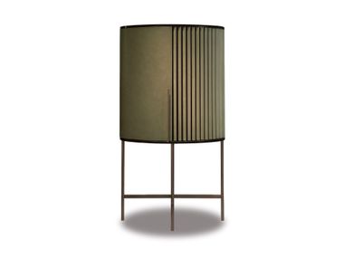 Mobile bar in pelle PLISSÉ Baxter