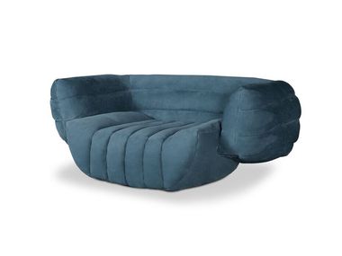 Leather armchair with armrests TACTILE Baxter