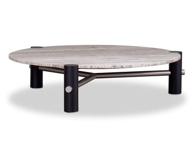 Mesa de centro redonda de mármore THALATHA Baxter