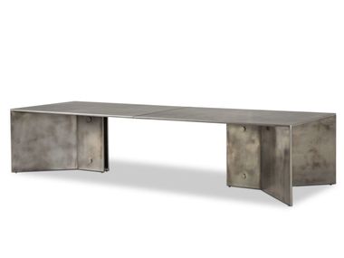 Tavolo rettangolare in acciaio inox Y25 Baxter