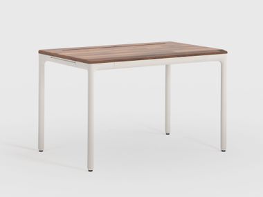 Höhenverstellbarer Büro-Schreibtisch aus Walnuss TENON MINI Beflo