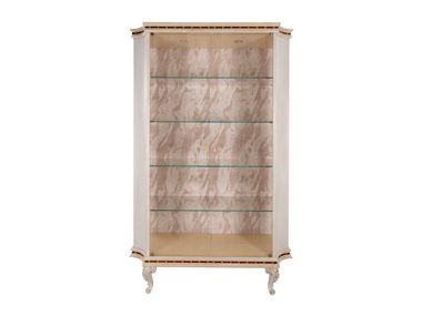 Wood and glass display cabinet CHARMING Bellotti Ezio