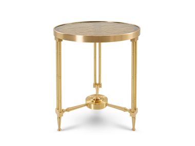 Round glass coffee table CHARMING Bellotti Ezio