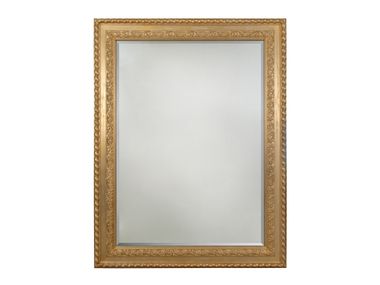Framed rectangular wall-mounted wooden mirror CHARMING Bellotti Ezio