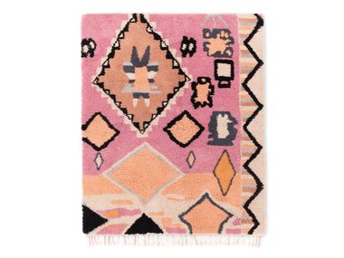 Hand-knotted shag rug ABLA – WEIGHT Benisouk