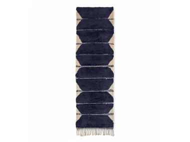 Hand-knotted shag runner BLUE BERRY – CORRIDOR Benisouk