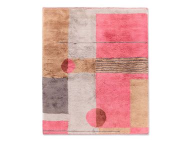 Hand-knotted shag rug CELESTIAL GEOMETRIES – ORBIT Benisouk