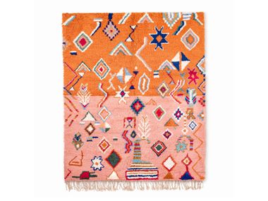 Hand-knotted shag rug FARAH – EASE Benisouk