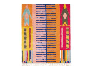 Hand-knotted shag rug IBTIHAJ – WARMTH Benisouk