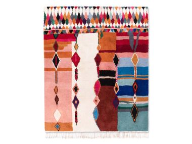 Hand-knotted shag rug JOUMANA – DEPTH Benisouk