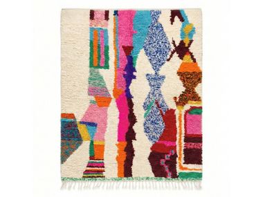 Hand-knotted shag rug MARAJ – BLEND Benisouk