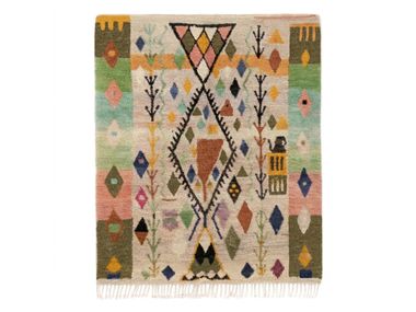 Hand-knotted shag rug RACHA – GRAIN Benisouk