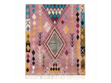 Hand-knotted shag rug RAJIYA – CADENCE Benisouk