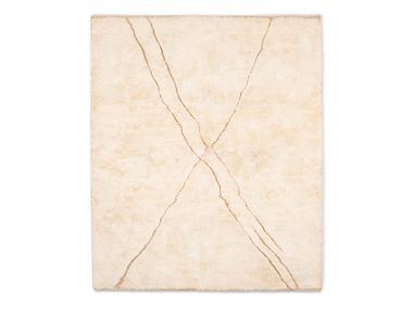 Hand-knotted shag rug RIVERS INTERSECTION – CONFLUENCE Benisouk