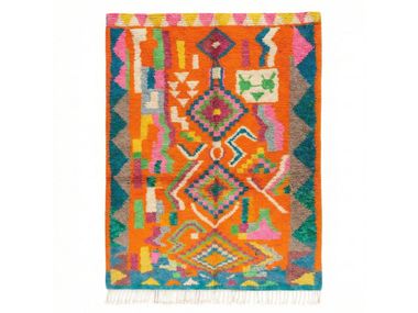 Hand-knotted shag rug SIRAJ – FLICKER Benisouk
