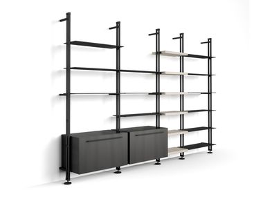 Modular open bookcase BOOKCASES Berloni