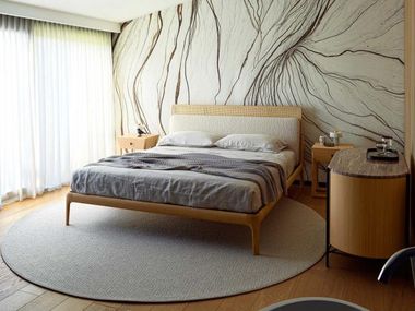 Doppelbett aus Eichenholz EAST SIDE BertO