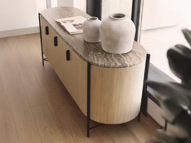 Oak sideboard with doors HILLY BertO