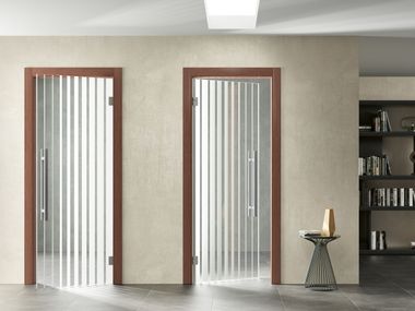 Bertolotto Porte, ALASKA 3293 TANGANICA MEDIO VA E VIENI Porta a battente in vetro