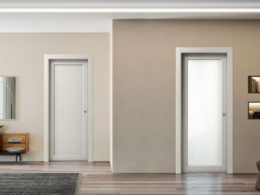 Porta scorrevole a scomparsa BALTIMORA NEW 2020P LACCATO GHIAIA Bertolotto Porte