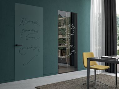 Bertolotto Porte, DOOR IS LOVE Porta a filo muro a battente in legno