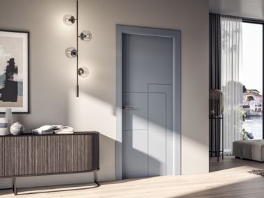 Porta a battente in legno GEOMETRICA 1047 LACCATO OPACO RAL Bertolotto Porte