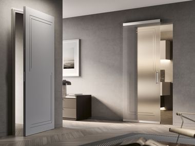 Porta scorrevole in vetro PANTOINCISA PHANTOM ALASKA 3162 Bertolotto Porte