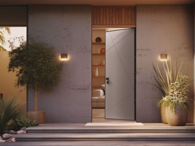 Safety door VENICE PANTOGRAPHED ABROS Bertolotto Porte