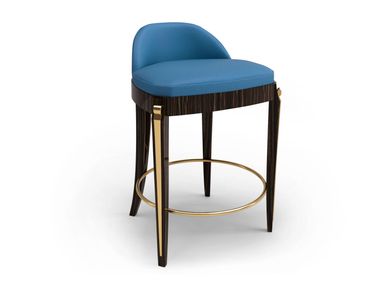 Sgabello in pelle BETTY BAR Bianchini