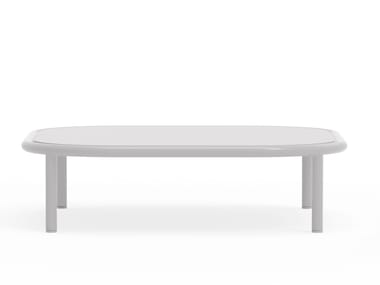 Tavolino quadrato basso in metallo BOLD 0C98 Billiani